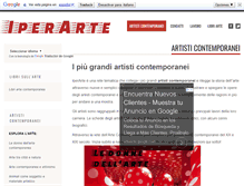 Tablet Screenshot of iperarte.net